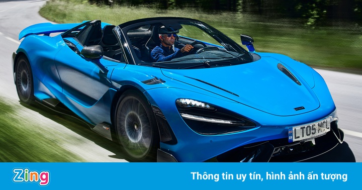 McLaren 765LT Spider – mẫu mui trần mạnh nhất của hãng xe Anh quốc