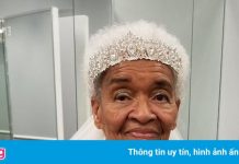 Cụ bà da đen được mặc váy cưới ở tuổi 94