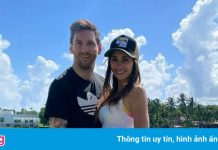 Messi nghỉ mát cùng gia đình