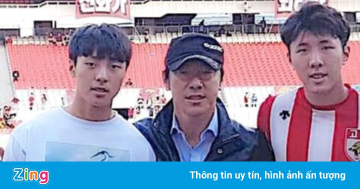 Con trai út HLV Shin Tae-yong trở thành cầu thủ chuyên nghiệp