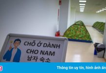 Ăn ngủ tại nhà máy để tiếp tục sản xuất tại Bắc Giang