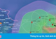 Bão số 3 trên Biển Đông đang ở giai đoạn mạnh nhất