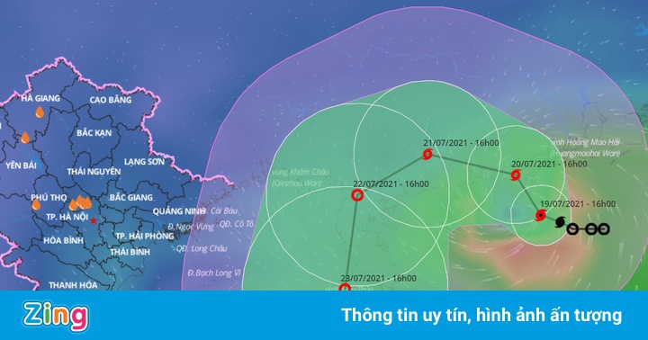 Bão số 3 trên Biển Đông đang ở giai đoạn mạnh nhất