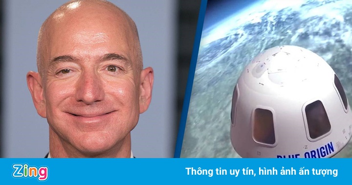 Tỷ phú Jeff Bezos sẽ bay vào vũ trụ cùng cụ bà 82 tuổi