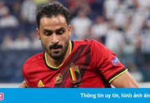 Tiền vệ tuyển Bỉ rời sân ở phút 73 sau 3 lần chạm bóng