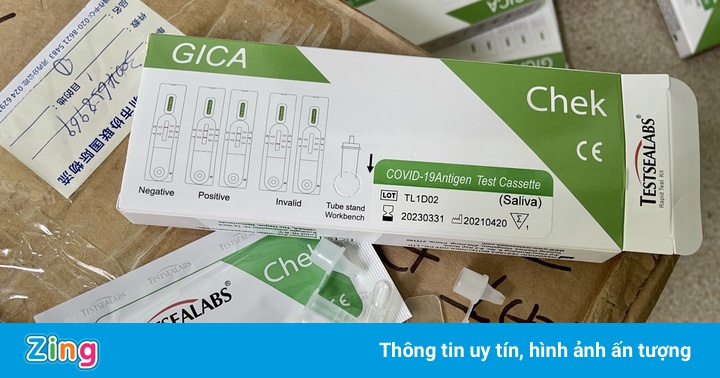 Người dân cần đề phòng khi mua dụng cụ test nhanh Covid-19