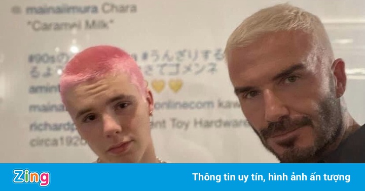 Diện mạo mới của Cruz Beckham Diện mạo mới của Cruz Beckham