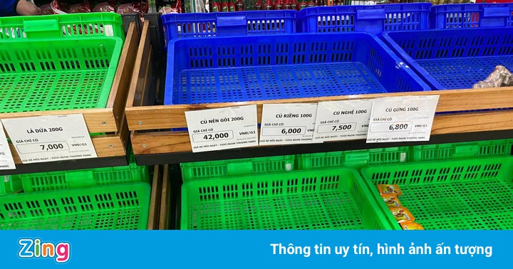 Gừng, sả tươi cháy hàng do người dân ồ ạt mua dự trữ