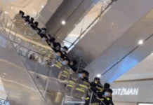 Hoàng Cảnh Du mang theo hơn 100 vệ sĩ đến sự kiện Hoang Canh Du thue 100 ve si anh 2