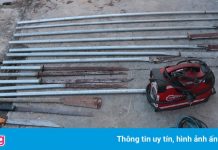 20 thanh thiếu niên chế hung khí để giải quyết mâu thuẫn