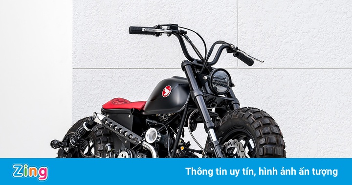 ‘Xe khỉ’ Honda Monkey biến hình với phong cách bobber