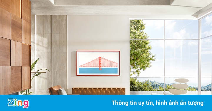 Nghệ thuật hóa không gian sống hiện đại nhờ TV