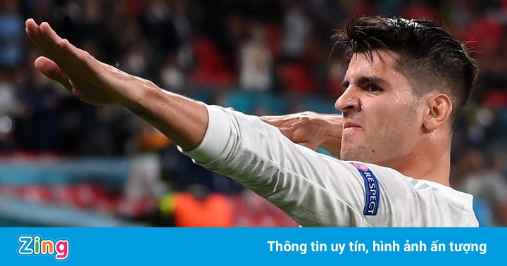 Morata xô đổ kỷ lục của Torres ở tuyển Tây Ban Nha