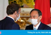 Tổng thống Macron gặp thủ tướng Nhật Bản sau lễ khai mạc Olympic