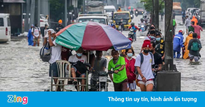 Gần 15.000 người sơ tán vì mưa lớn ở Philippines