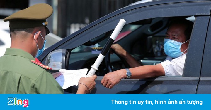 Xe chở hàng trong vùng áp dụng Chỉ thị 16 không cần thẻ nhận diện