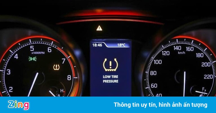Cần làm gì khi đèn cảnh báo áp suất lốp phát sáng?