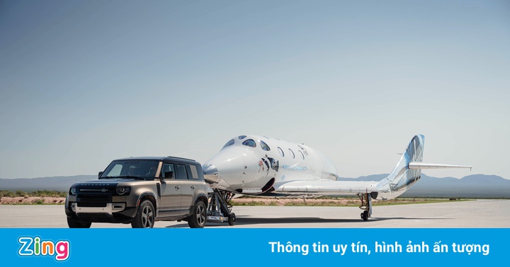 Land Rover hỗ trợ chuyến bay vào không gian của tỷ phú Richard Branson