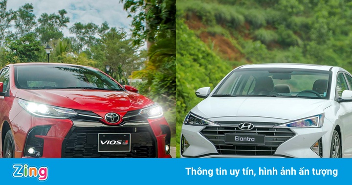 Mua xe Nhật Toyota Vios GR-S hay xe Hàn Hyundai Elantra 1.6 AT?