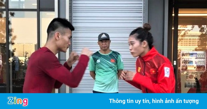 VĐV Việt Nam tranh thủ tập luyện tại làng Olympic VĐV Việt Nam tranh thủ tập luyện tại làng Olympic