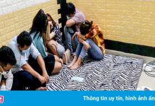 8 thanh niên phê ma túy trong nhà nghỉ ở Long An