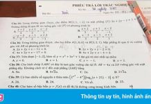 Điều tra thông tin thí sinh lên mạng nhờ người giải đề Toán