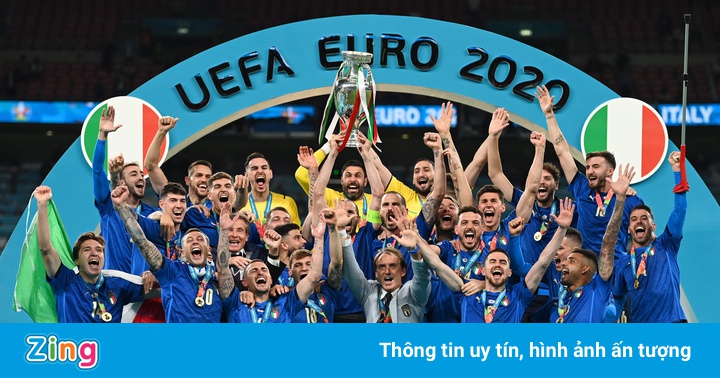 Tuyển Italy nâng cao cúp vô địch Euro 2020