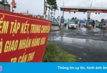 Cần Thơ buộc đổi tài xế vào thành phố hoặc giao hàng tại điểm tập kết