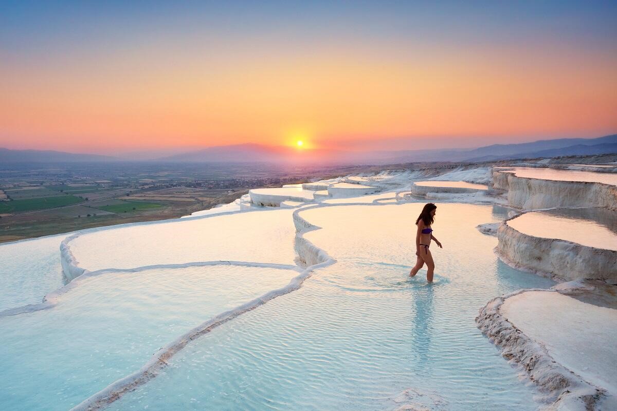 “Hồ bậc thang" Pamukkale Travertine, thiên đường của Thổ Nhĩ Kỳ - 3