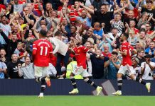 Man Utd 5-1 Leeds: Sancho vào sân Man Utd dau Leeds anh 1