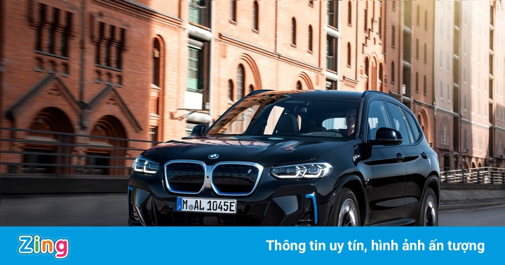 Xe điện BMW iX3 M Sport 2022 sạc mất 7,5 giờ, di chuyển được 460 km