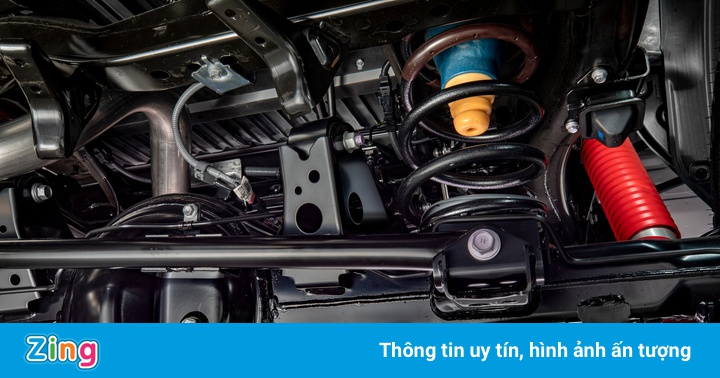 Lộ ảnh hệ thống treo trên Toyota Tundra TRD Pro 2022 Lộ ảnh hệ thống treo trên Toyota Tundra TRD Pro 2022