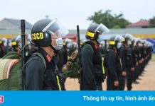 Điều 250 cảnh sát cơ động vào Bình Dương