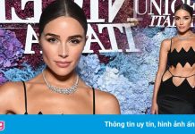 Hoa hậu Olivia Culpo diện váy cut-out trong đêm gala từ thiện