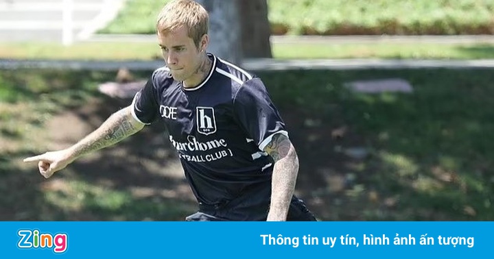 Đam mê bóng đá của Justin Bieber Đam mê bóng đá của Justin Bieber
