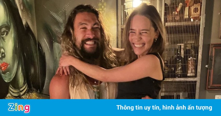 ‘Aquaman’ Jason Momoa và Emilia Clarke hội ngộ