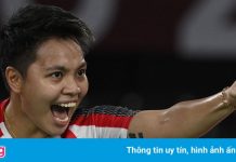 Indonesia giành HCV môn cầu lông tại Olympic Tokyo