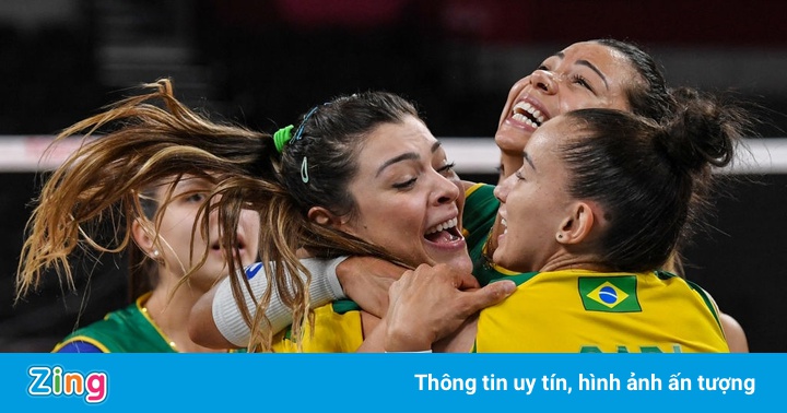 Brazil gặp Mỹ ở chung kết bóng chuyền nữ Olympic