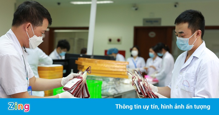 Số lượng máu cung cấp cho các tỉnh, thành trong một ngày đạt kỷ lục