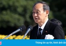 Ông Suga xin lỗi vì đọc sót một phần trong bài phát biểu ở Hiroshima