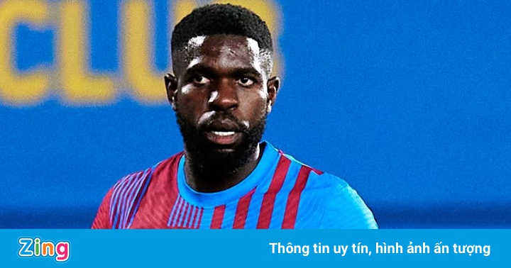 Barca bất lực với Umtiti