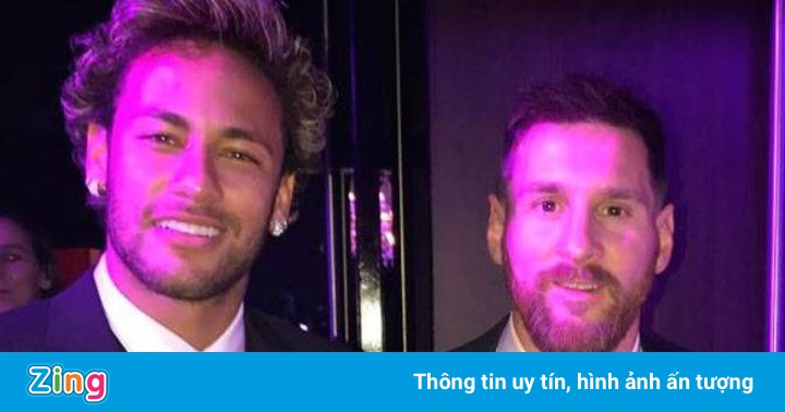 Neymar chào đón Messi đến PSG