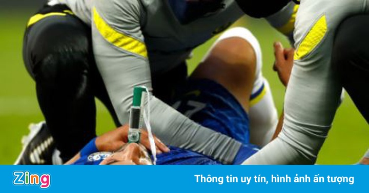 Sao Chelsea thở oxy sau va chạm ở Siêu cúp Châu Âu Sao Chelsea thở oxy sau va chạm ở Siêu cúp Châu Âu