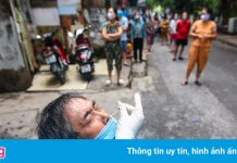 Buổi lấy mẫu đầu tiên trong chiến dịch xét nghiệm 3 triệu dân Hà Nội