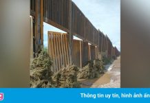 Bức tường biên giới từ thời ông Trump bị hư hỏng nghiêm trọng