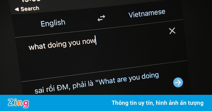 Google Dịch sửa lỗi hiển thị ‘Sai rồi ĐM’