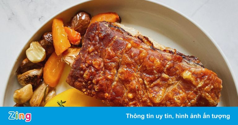 Làm thịt ba chỉ giòn bì phong cách chicharron tại nhà