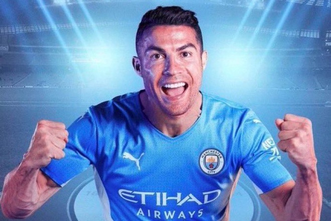 Ronaldo Man City anh 11