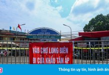 Hơn 300 tiểu thương chợ Long Biên âm tính lần 1 với SARS-CoV-2