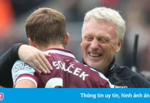 Thầy trò HLV David Moyes dẫn đầu bảng xếp hạng Premier League